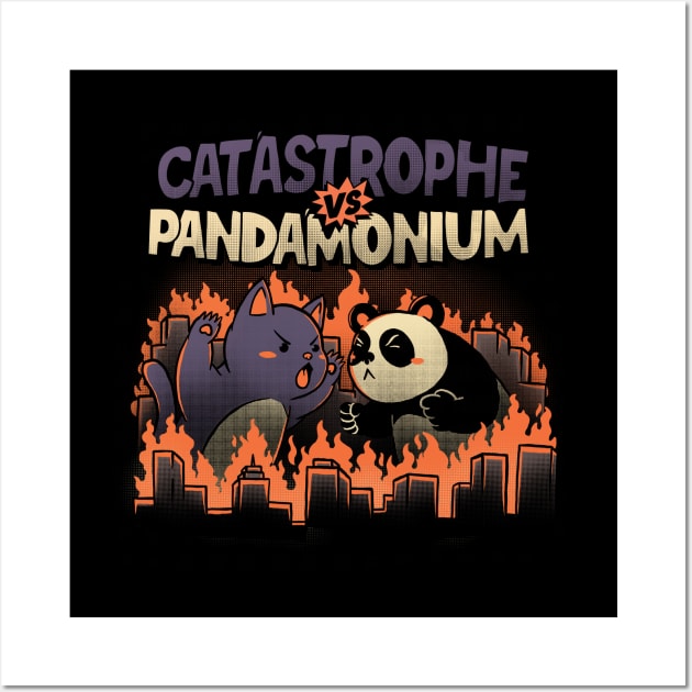 Catastrophe VS Pandamonium by Tobe Fonseca Wall Art by Tobe_Fonseca